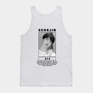 Kpop Design Jin BTS Tank Top